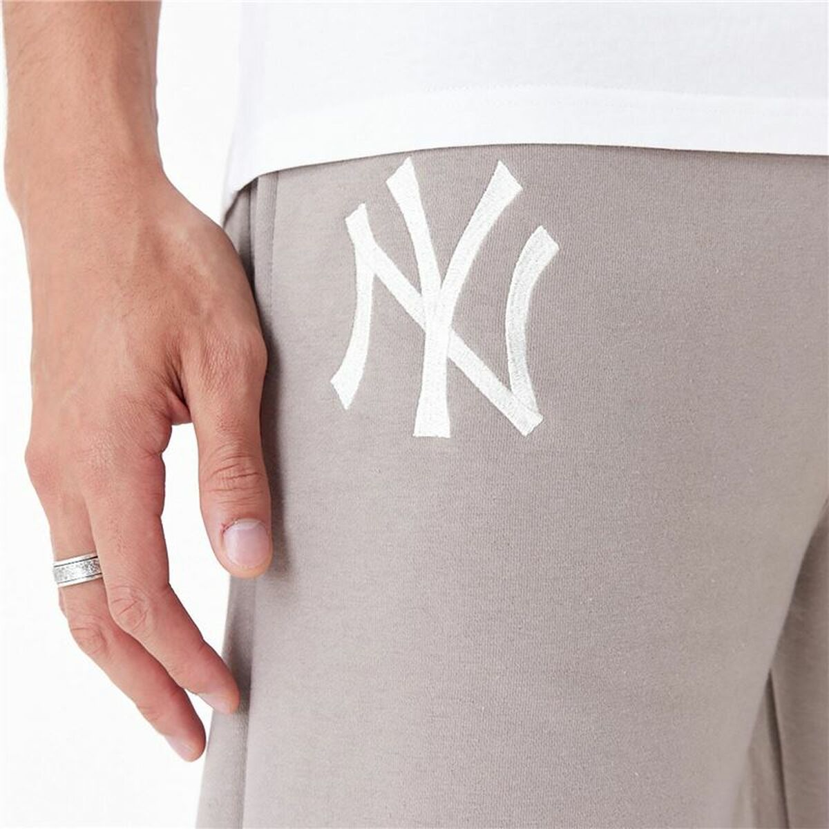 Long Sports Trousers New Era League Essential New York Yankees Brown Men-7